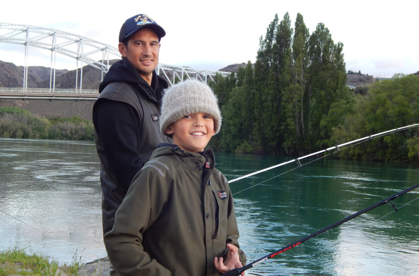 Family gears up for adventure after fishing clinic