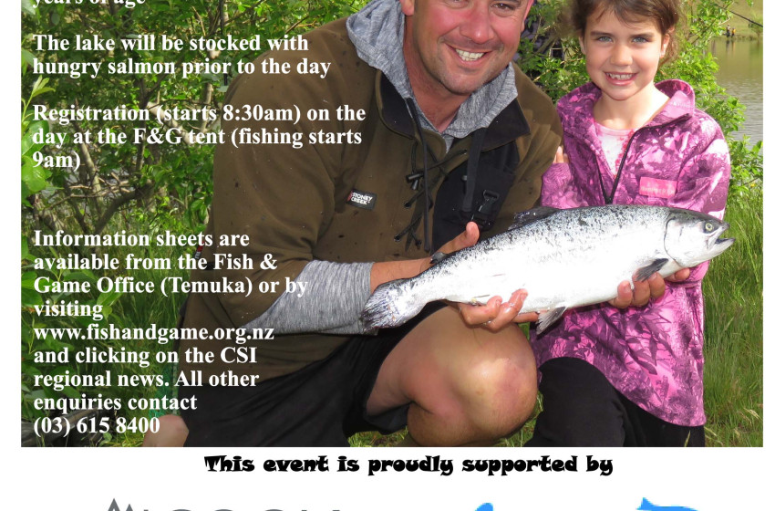2019 Twizel Kids Salmon Fishing Day at Loch Cameron