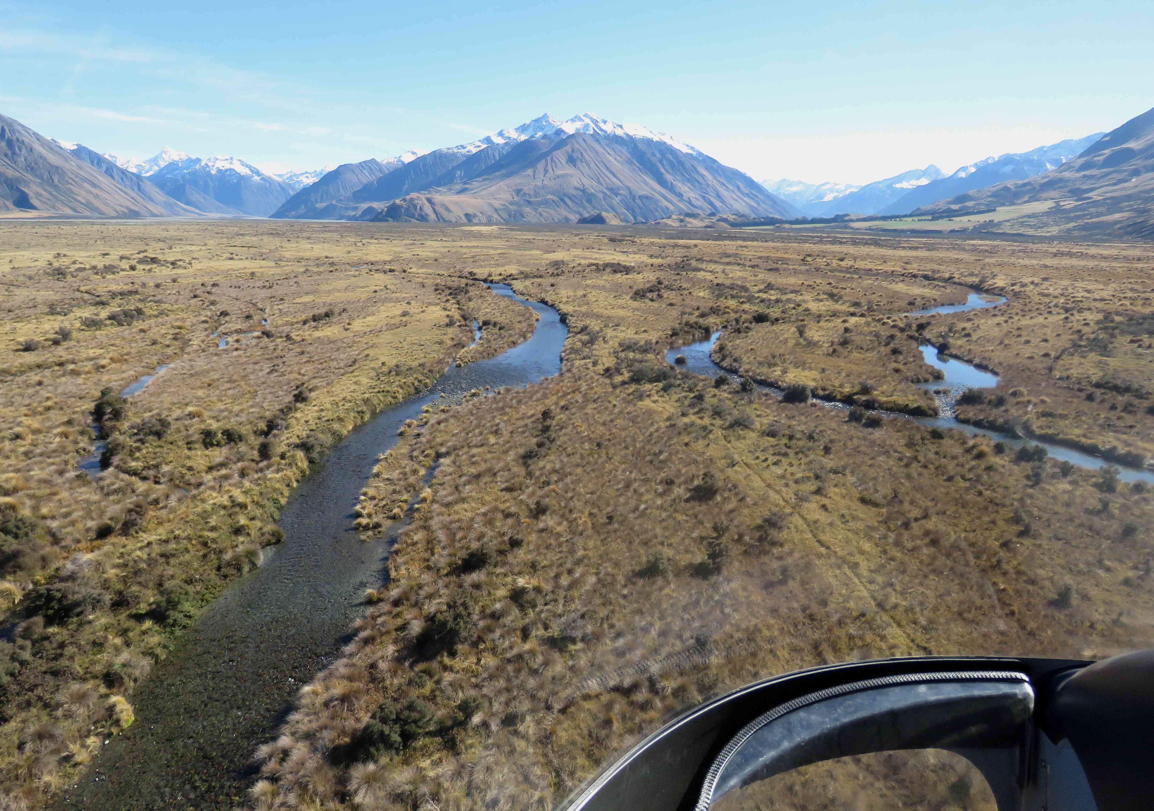 RL APRIL 2019 CSI The view while counting live spawning salmon in Rangitata River headwaters credit R Adams