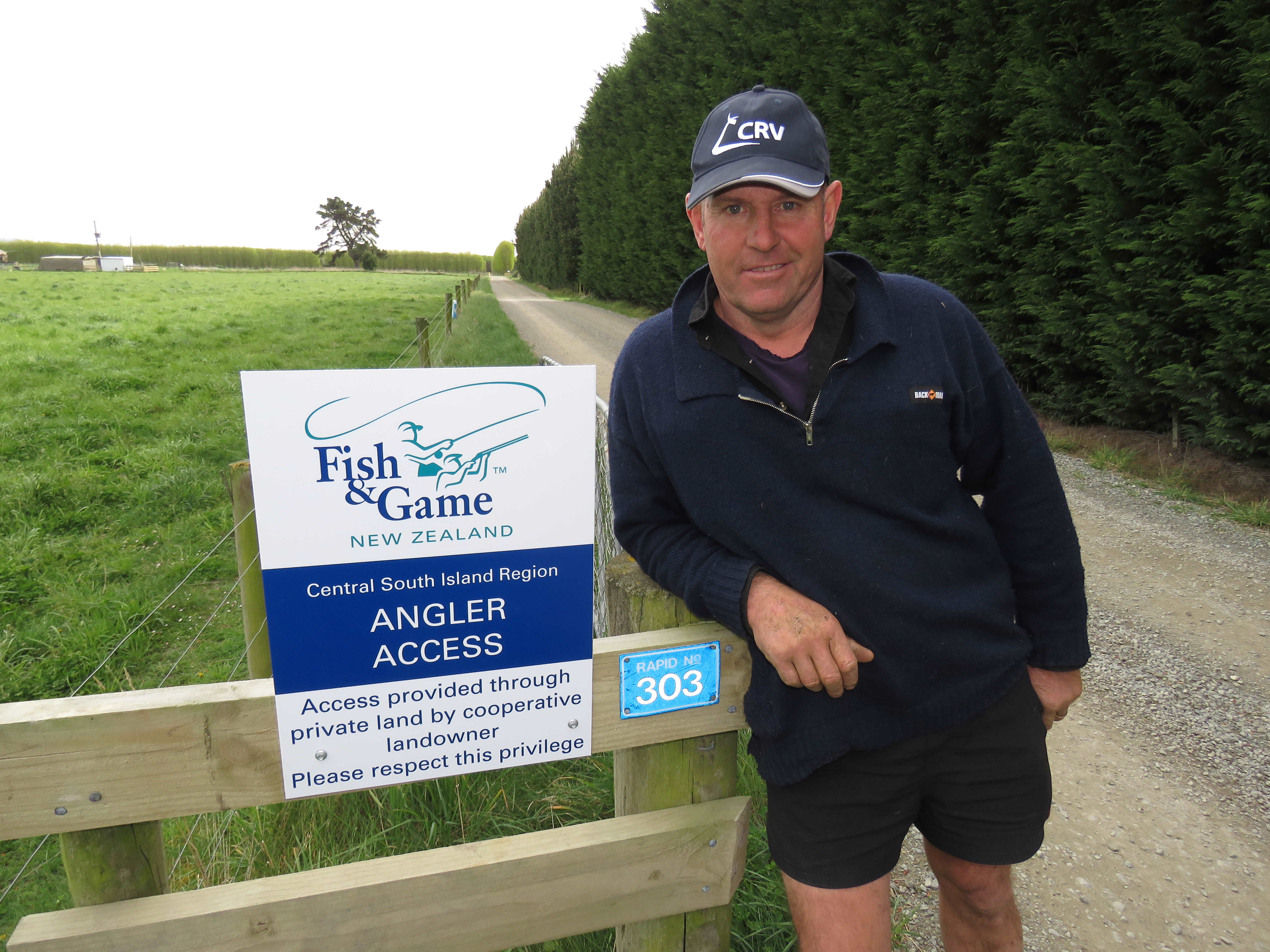 RL OCT CSI 2 Waitaki farmer Geoff Taylor generously provides access to anglers across his private land