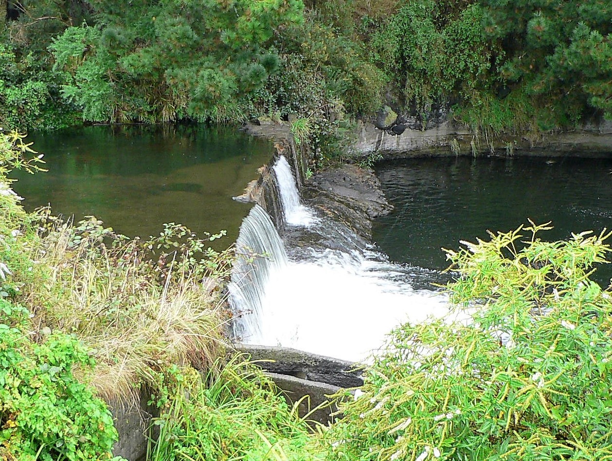 TRL2March2021. The Kaupokonui weir prior to removal