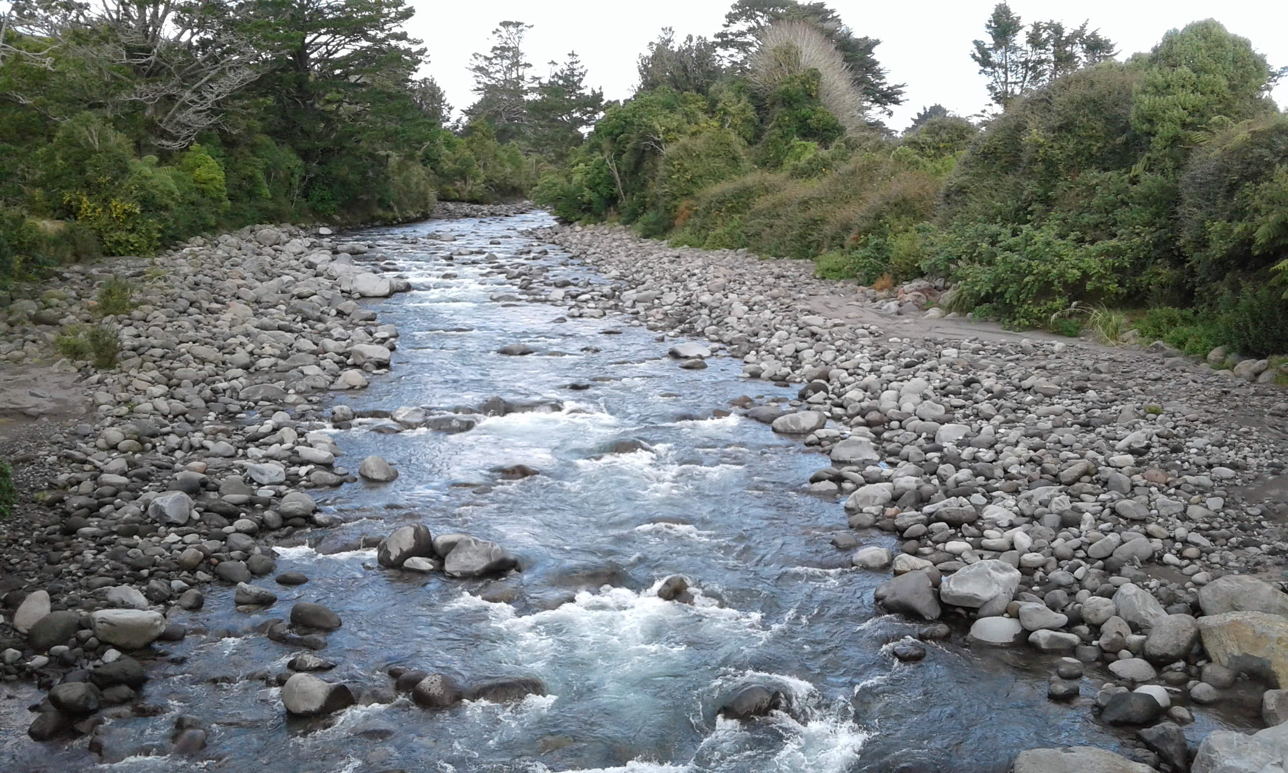 TRL2Nov21. The Hangatahua Stony River is clearing nicely following the July 2021 headwater erosion event.