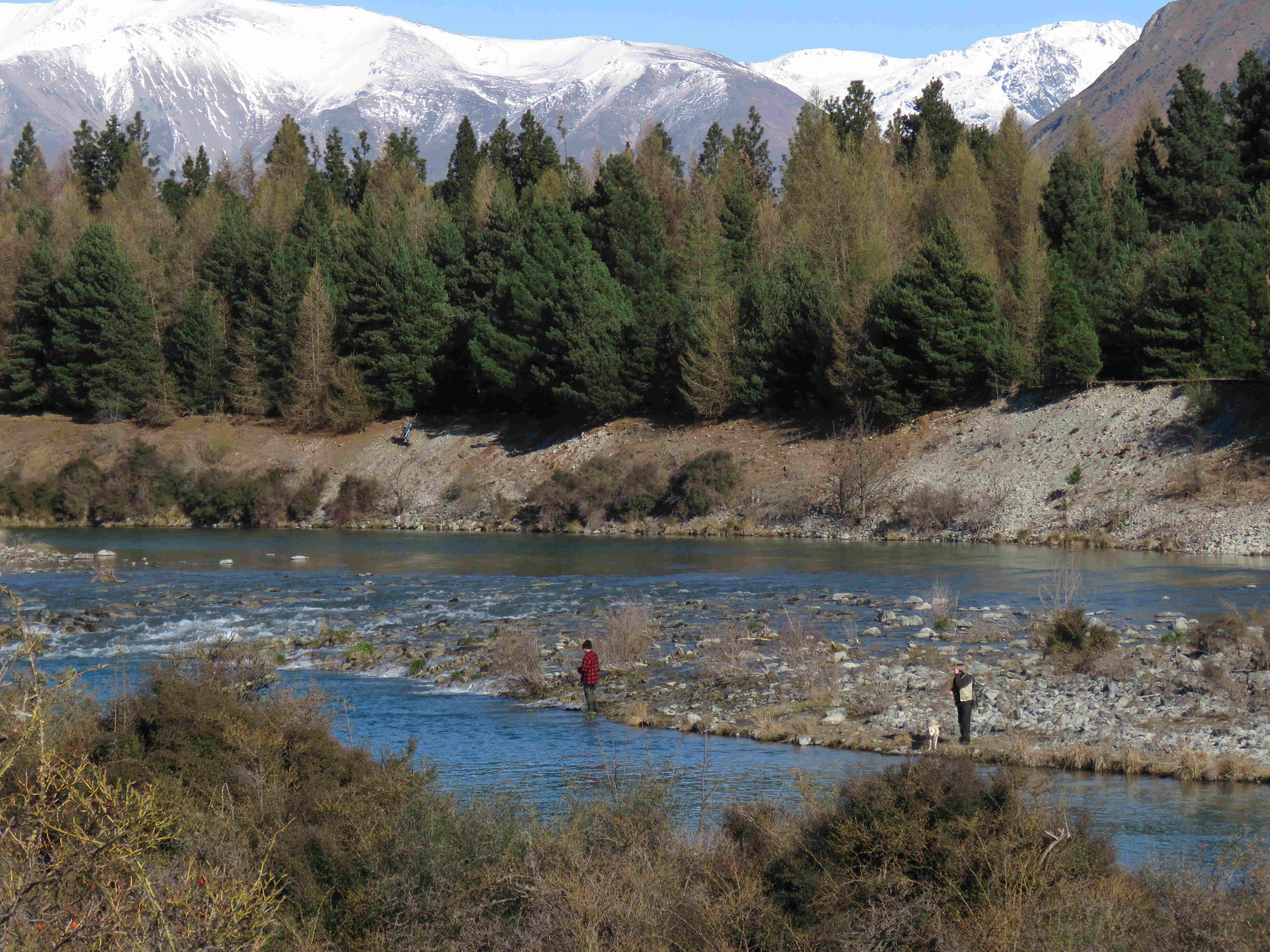 WFR2122.02 The upper Ohau River opens on 1 October and anglers are required to hold a backcountry licence endorsement pic Rhys Adams