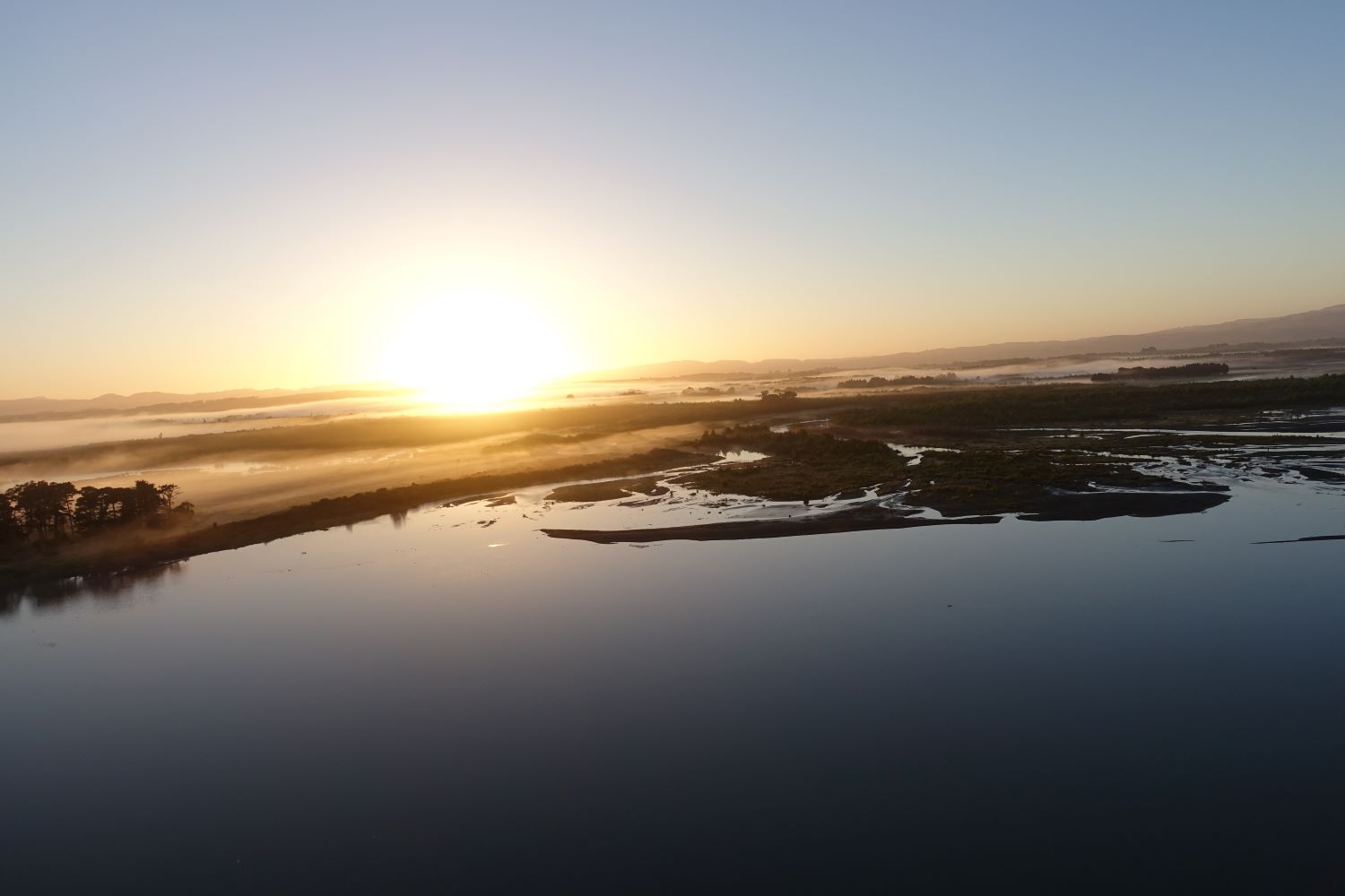 Dawn over the Tauherenikau delta Copyright Hamish CarnachanA