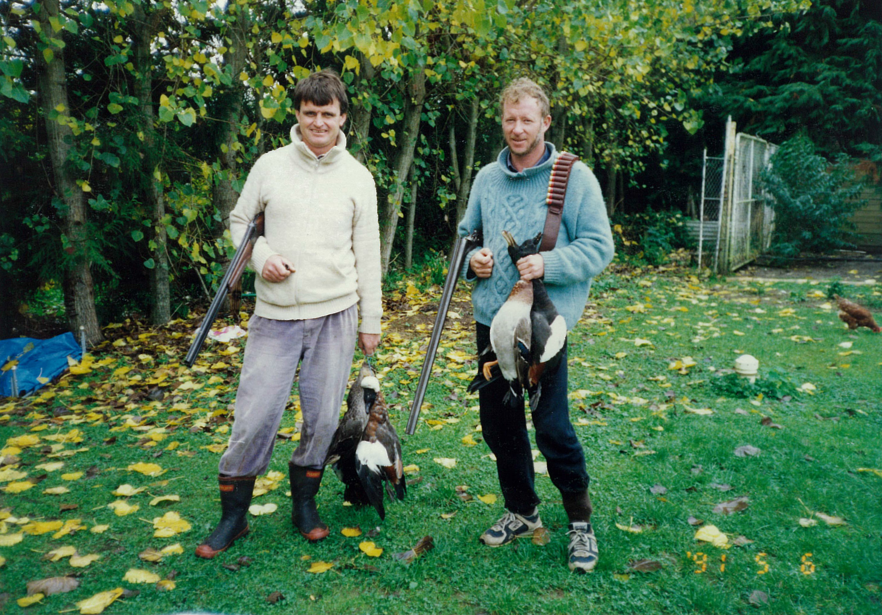 Flashback to the early 90s..Roger Ghest blue top with Rigby Chris Frost St Stephens c. 1991 92.