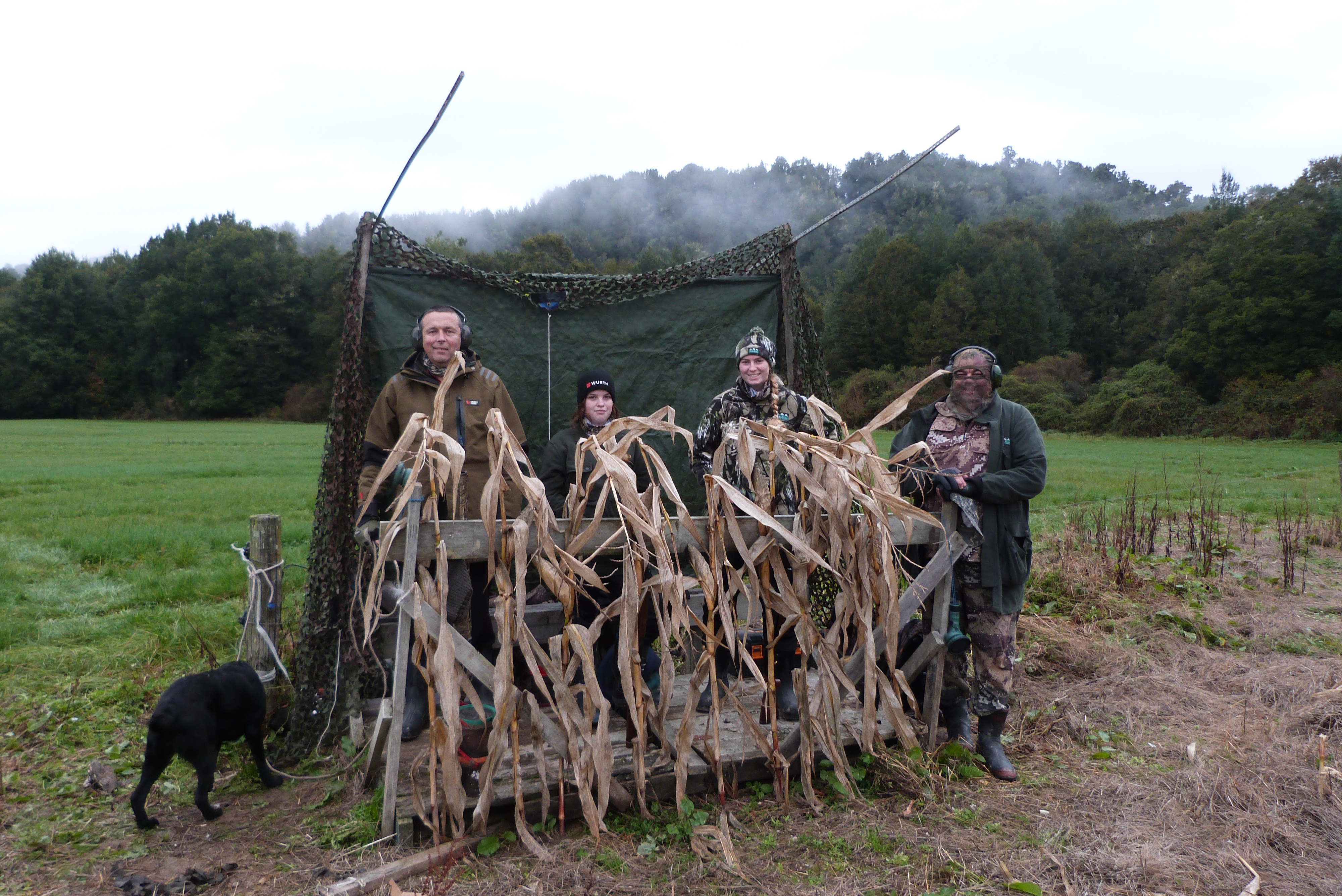 A Group of West Coast Hunters Targeting Paradise Shelduck Over Opening Weekend